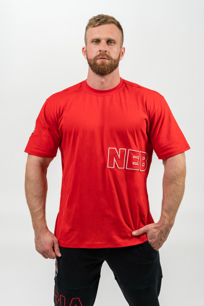 NEBBIA T-shirt with short sleeves DEDICATION red