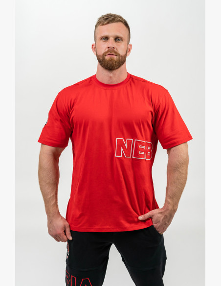NEBBIA T-shirt with short sleeves DEDICATION red