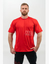 A nice cotton T-shirt with a typical bodybuilding cut will emphasize your muscular proportions and at the same time will not restrict your movement.