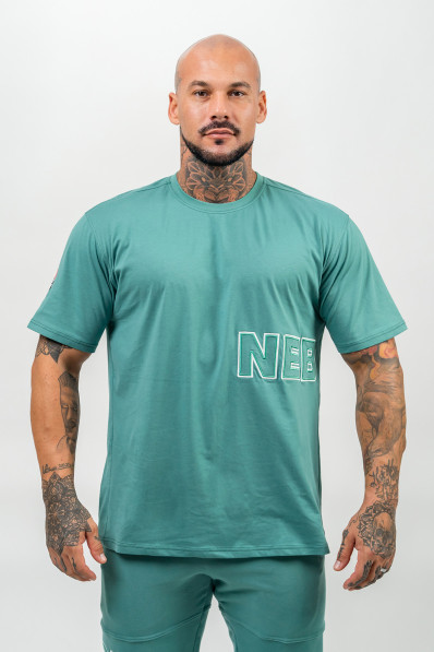 NEBBIA T-shirt with short sleeves DEDICATION green