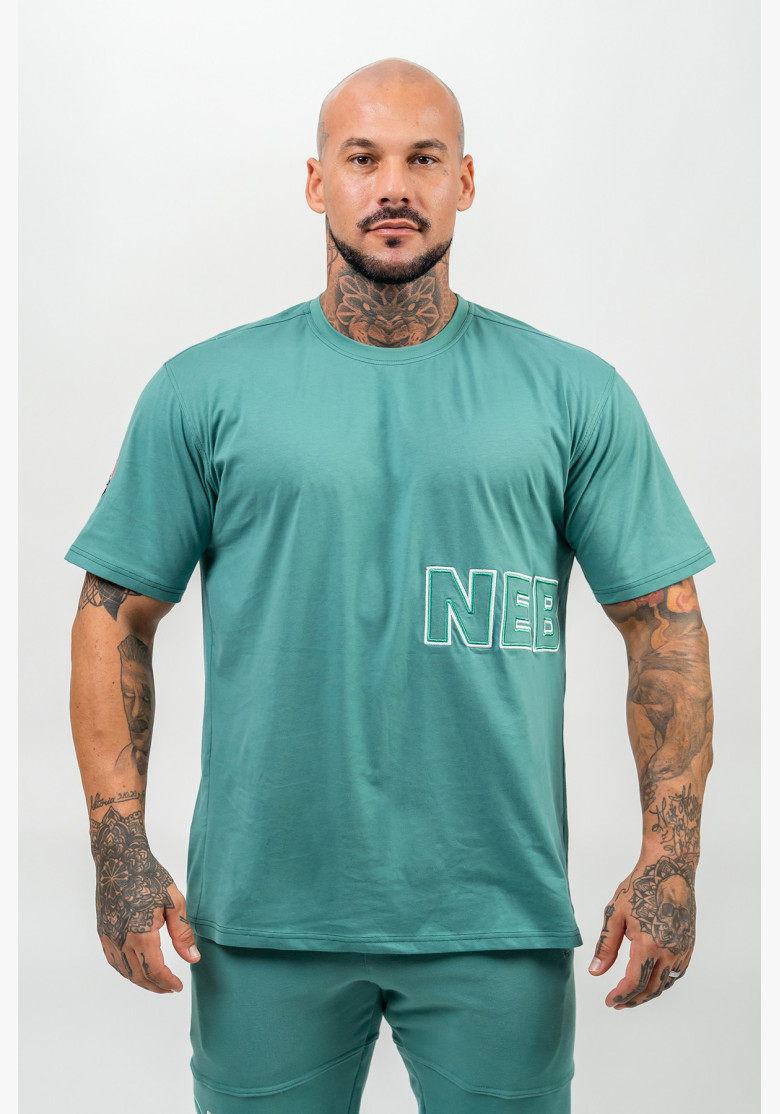 NEBBIA T-shirt with short sleeves DEDICATION green