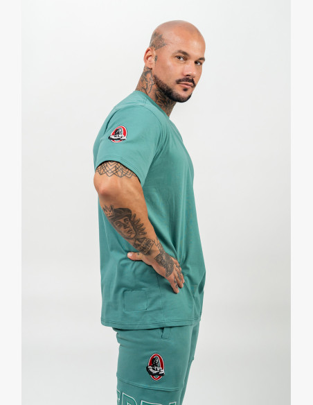 NEBBIA T-shirt with short sleeves DEDICATION green