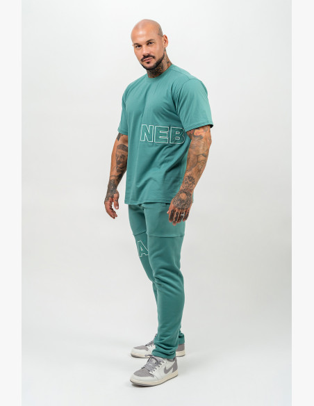NEBBIA Loose sweatpants with pockets COMMITMENT green