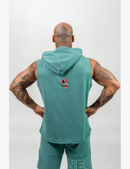NEBBIA Sleeveless sweatshirt IRON BEAST green