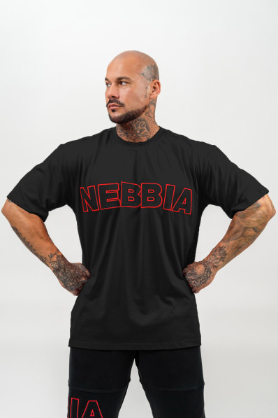NEBBIA T-shirt with short sleeves LEGACY black