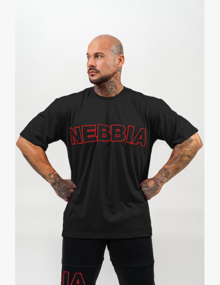 NEBBIA T-shirt with short sleeves LEGACY black