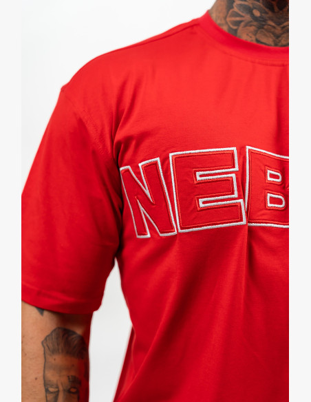 NEBBIA T-shirt with short sleeves LEGACY red