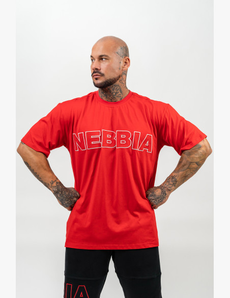 NEBBIA T-shirt with short sleeves LEGACY red