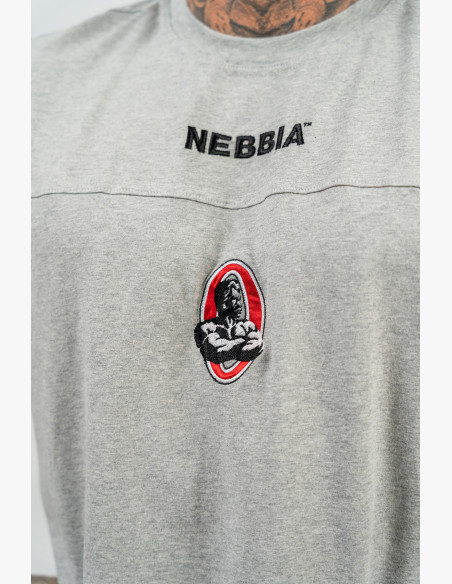 NEBBIA T-shirt with short sleeves LEGENDARY gray