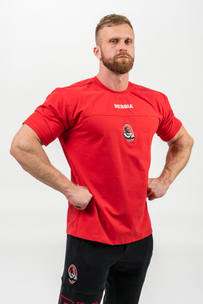 NEBBIA T-shirt with short sleeves LEGENDARY red