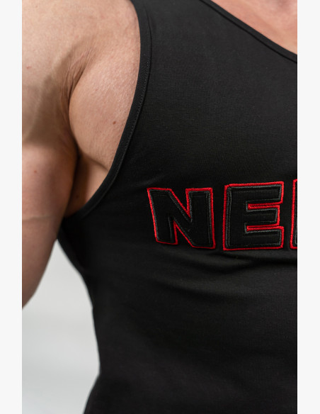 NEBBIA Fitness tank top STRENGTH black