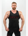 The stretchy cotton tank top is precisely cut to accentuate your shoulders. It's breathable and extremely comfortable for everyday wear, but also perfect for a workout at the gym. The racer back design makes your back stand out. 