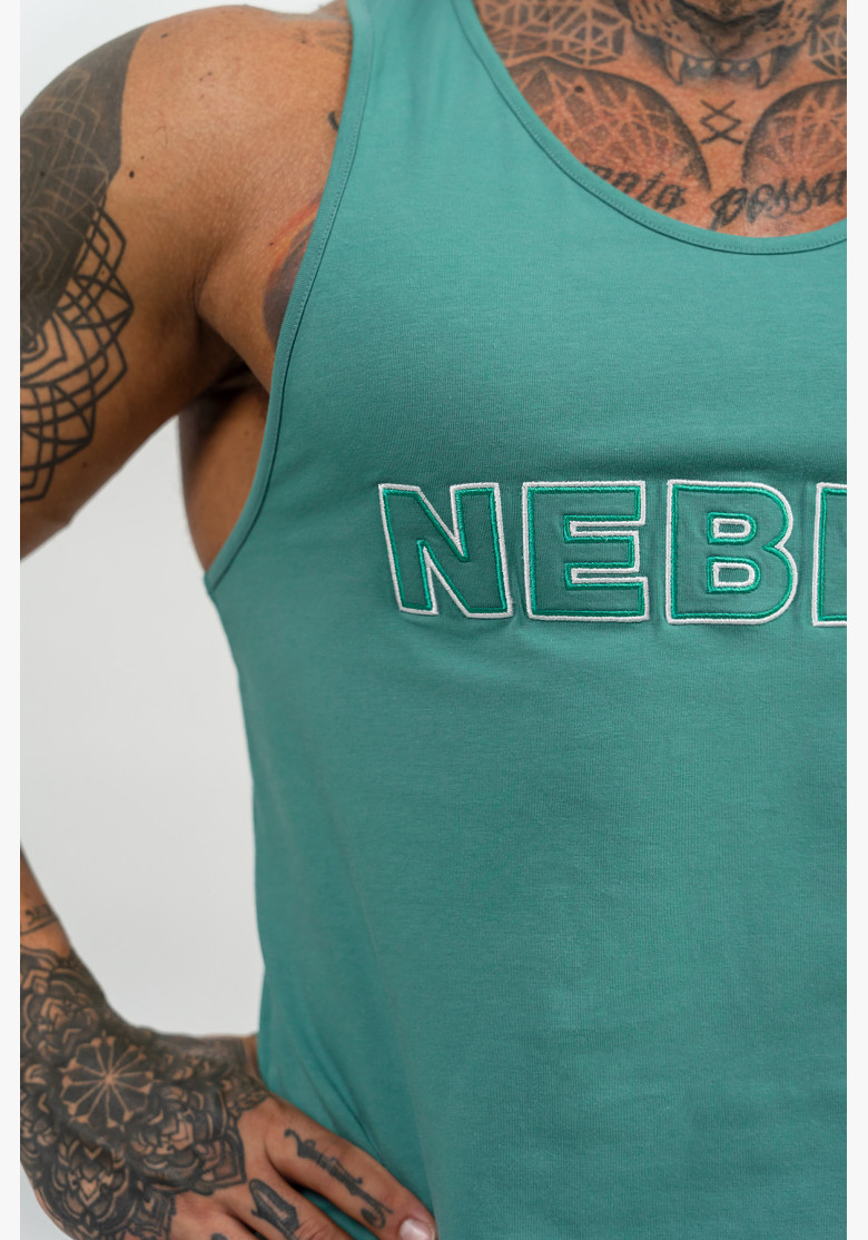 NEBBIA Fitness tank top STRENGTH green