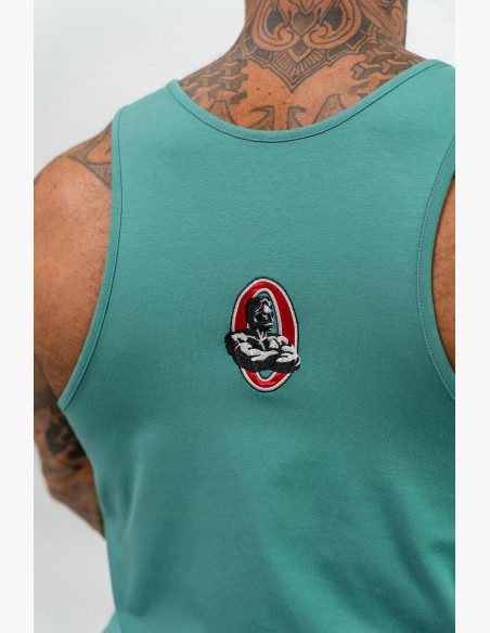NEBBIA Fitness tank top STRENGTH green