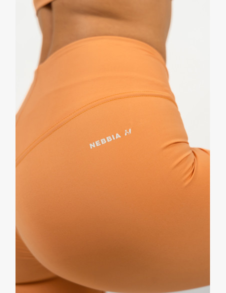 NEBBIA High waisted leggings ELEVATED orange