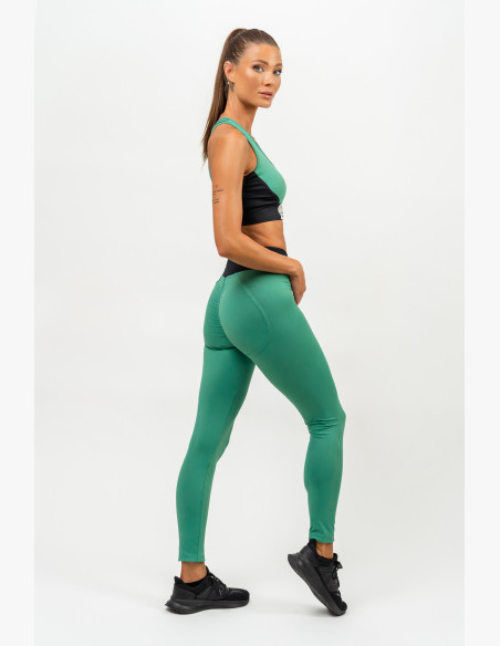 NEBBIA High waisted leggings SIGNATURE green