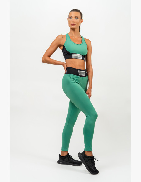 NEBBIA High waisted leggings SIGNATURE green