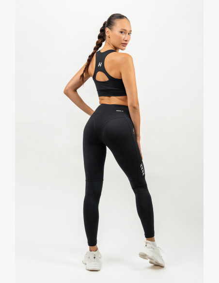NEBBIA Shaping leggings with high waist AGILE black
