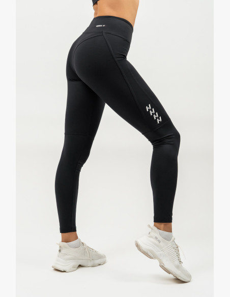 NEBBIA Shaping leggings with high waist AGILE black