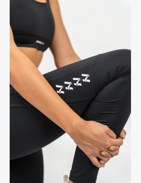 NEBBIA Shaping leggings with high waist AGILE black