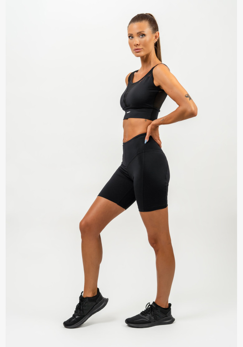 NEBBIA Cycling shorts with high waist...