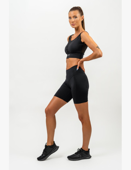NEBBIA Cycling shorts with high waist ELITE black