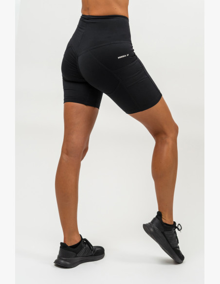 NEBBIA Cycling shorts with high waist ELITE black