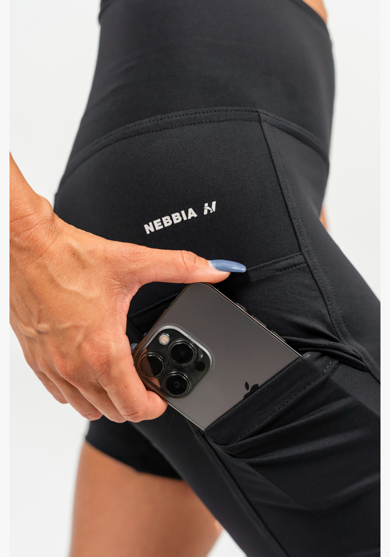 NEBBIA Cycling shorts with high waist...
