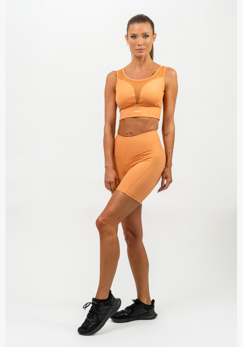 NEBBIA Cycling shorts with high waist...