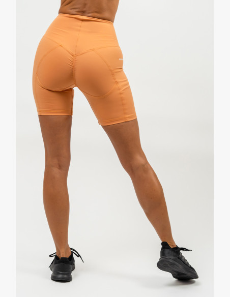 NEBBIA Cycling shorts with high waist ELITE orange
