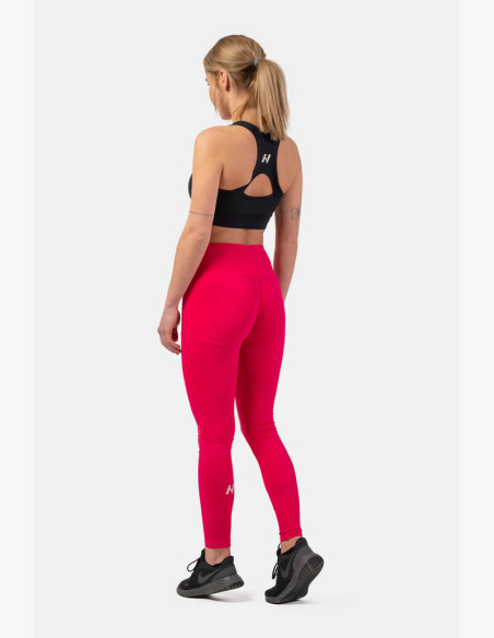 NEBBIA Active leggings with high waist and side pocket pink