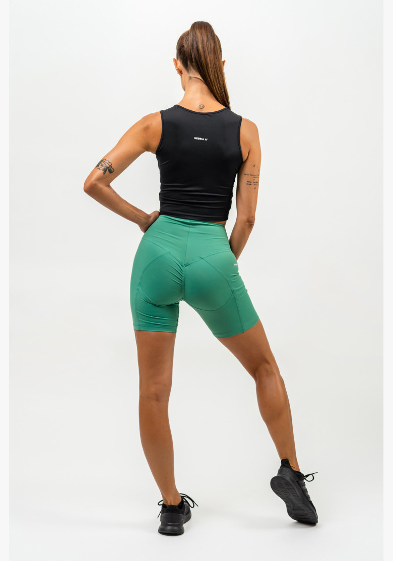NEBBIA Cycling shorts with high waist...
