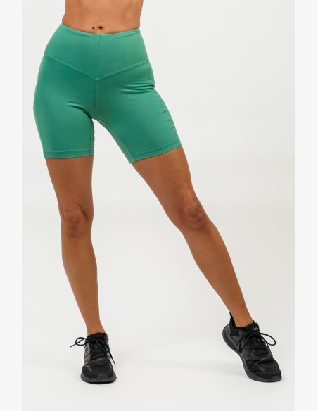 NEBBIA Cycling shorts with high waist ELITE green