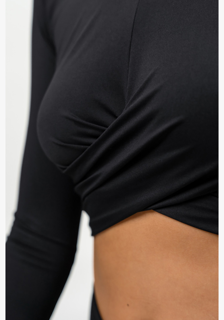 NEBBIA Crop top with long sleeves...