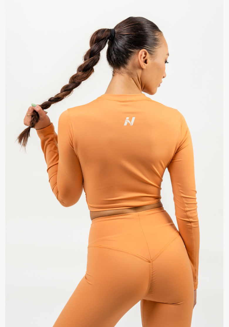 NEBBIA Crop top with long sleeves...