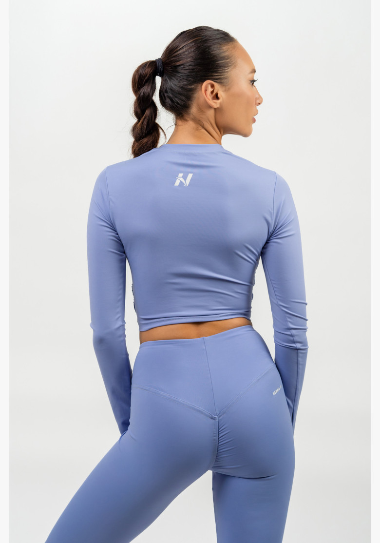 NEBBIA Crop top with long sleeves...