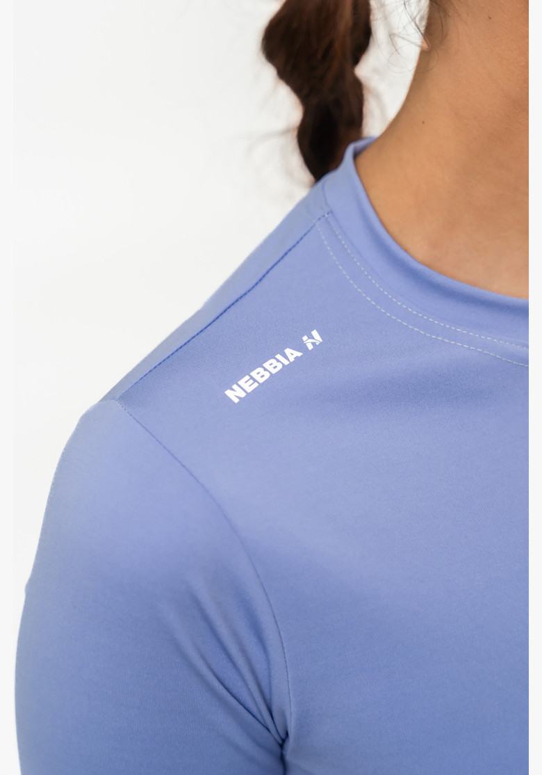 NEBBIA Crop top with long sleeves...