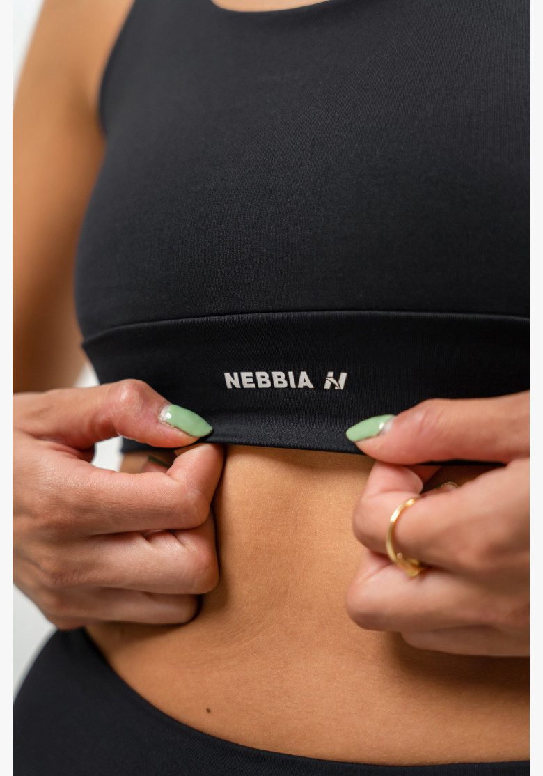 NEBBIA Sports racer back bra AGILE black NEBBIA Sports racer back bra AGILE black