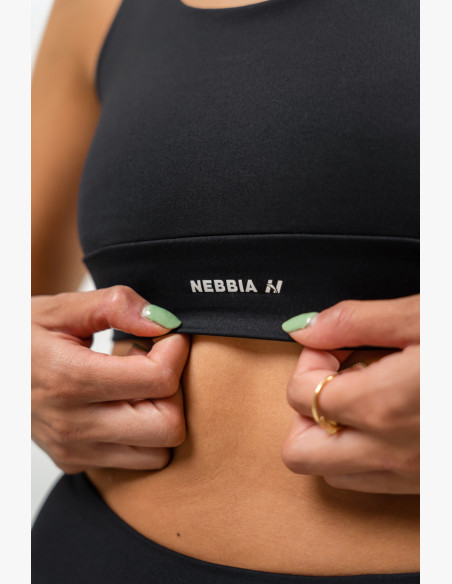 NEBBIA Sports racer back bra AGILE black