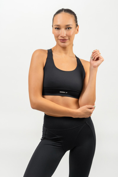 NEBBIA Sports racer back bra AGILE black