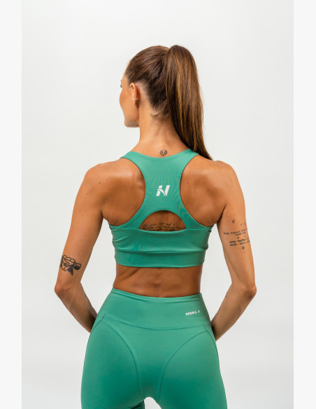 NEBBIA Sports racer back bra AGILE green