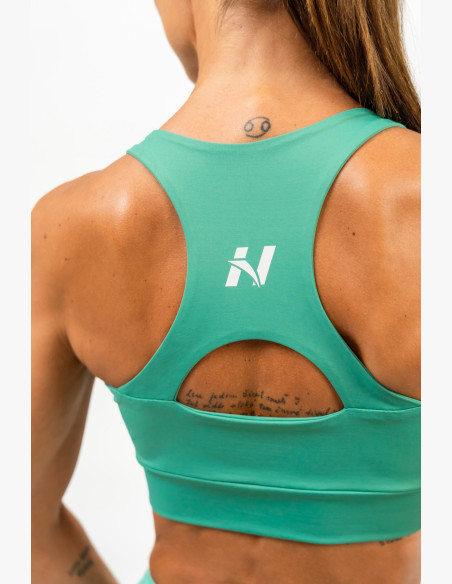 NEBBIA Sports racer back bra AGILE green