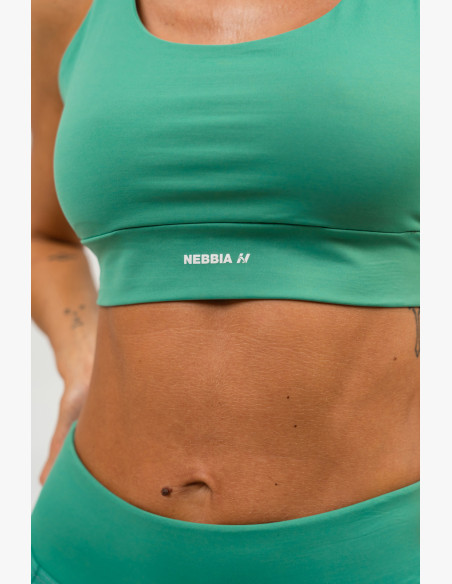 NEBBIA Sports racer back bra AGILE green
