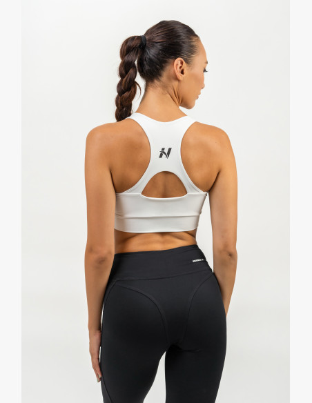 NEBBIA Sports racer back bra AGILE white