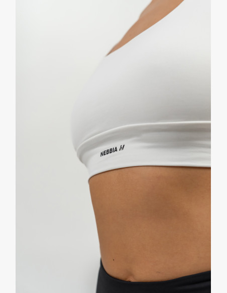 NEBBIA Sports racer back bra AGILE white