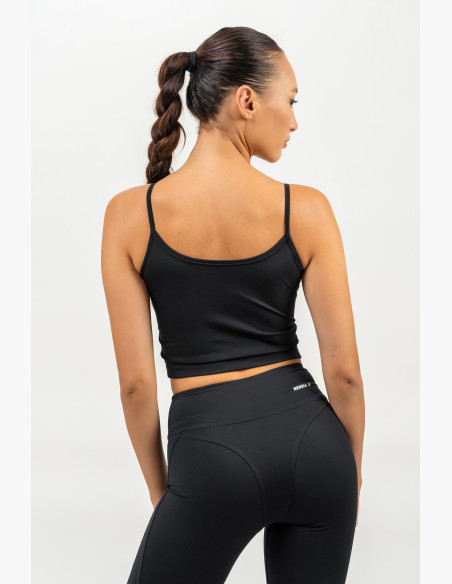 NEBBIA Women's 3/4 bra with high support Elite Essentials black