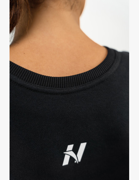 NEBBIA Crop Sweatshirt GYM SPIRIT black