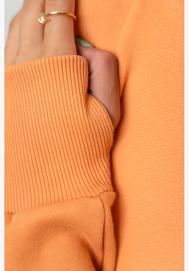 NEBBIA Crop sweatshirt GYM SPIRIT orange
