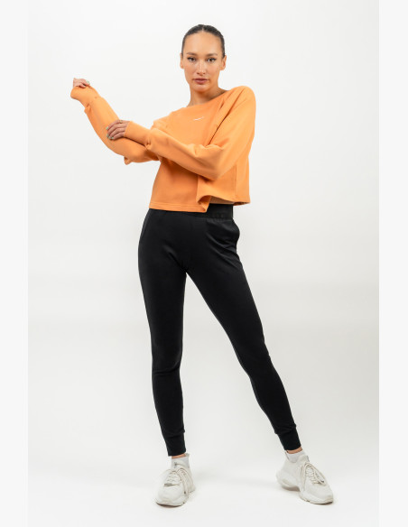NEBBIA Crop sweatshirt GYM SPIRIT orange