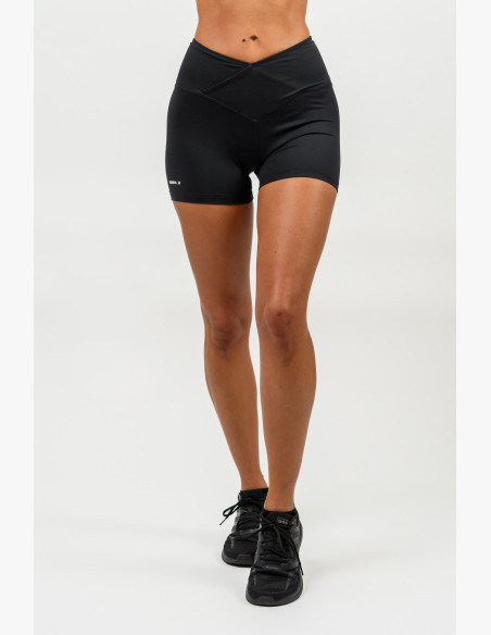 NEBBIA Leggings shorts with high waist AGILE black
